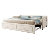 DAYBETT 90x200 cm Schubladen beige - Beige, Textil (90/200cm) - LEBENLANG