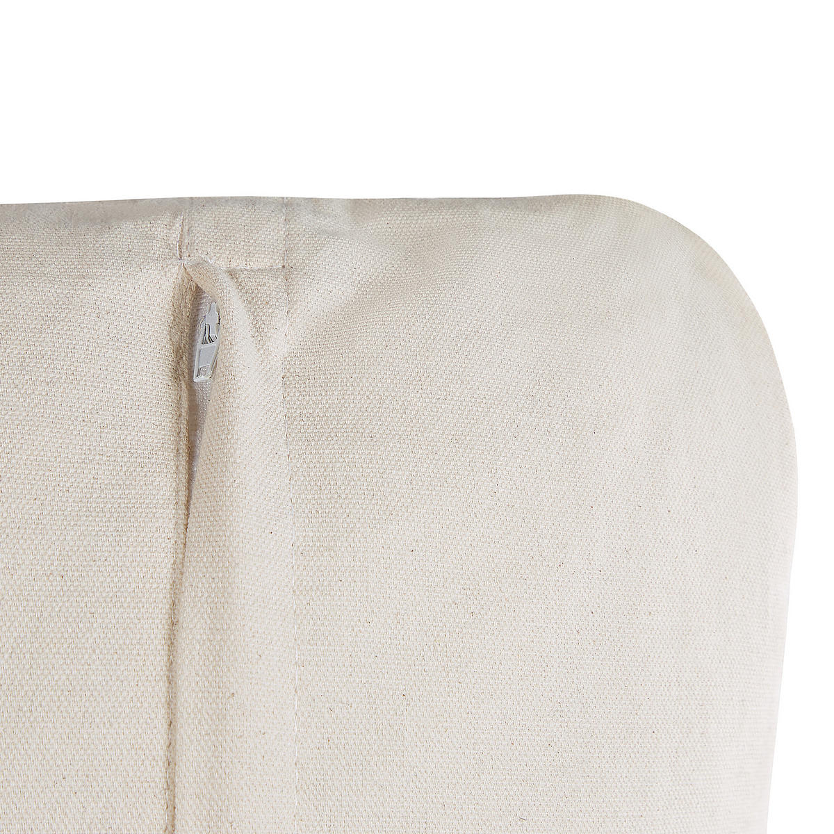 DEKOKISSEN 2er-Set Creme 45/45 cm Beskoz - Creme, Naturmaterialen/Textil (45/45cm) - Beliani