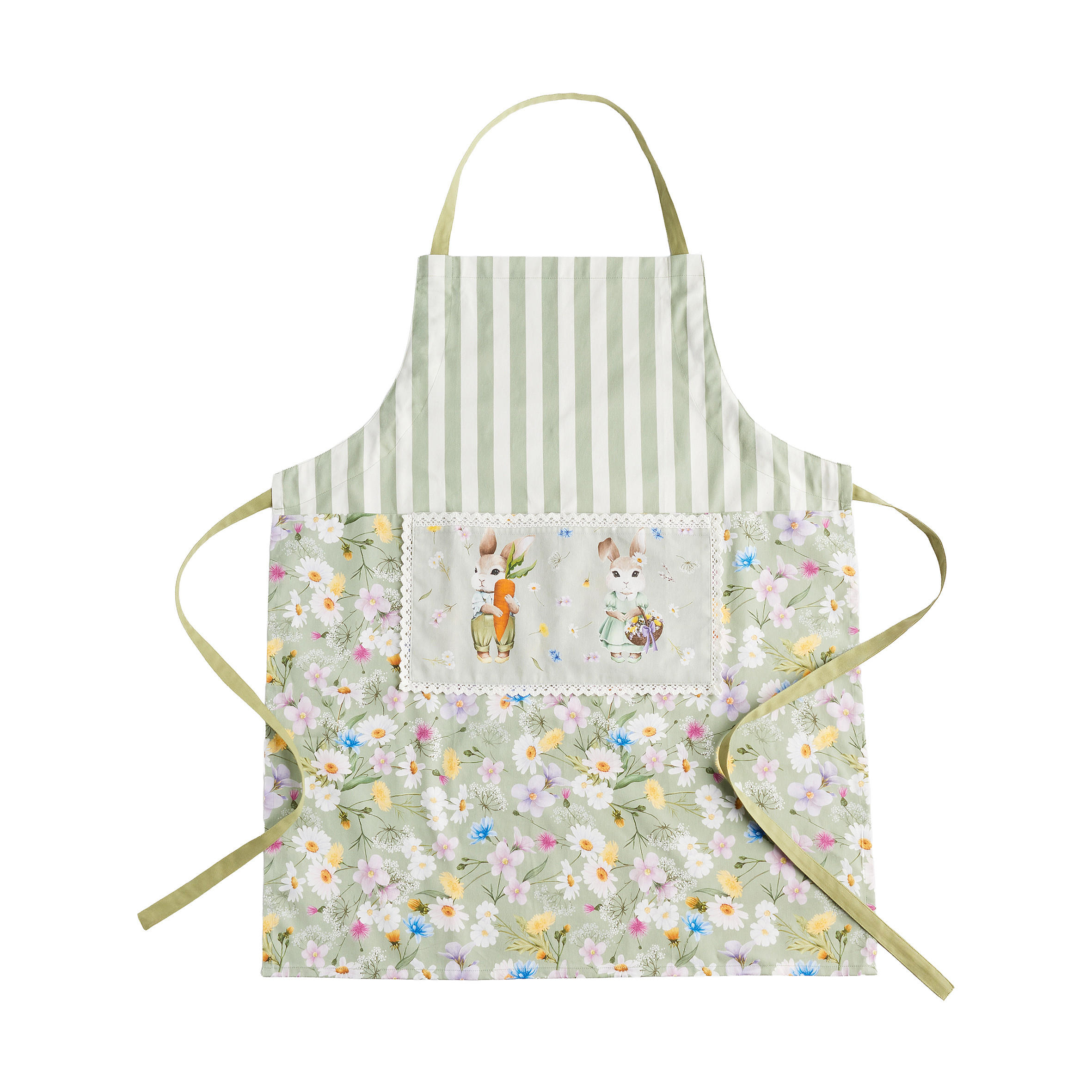 SCHÜRZE Emi - Hellgrün, Textil (70/85cm) - home&you