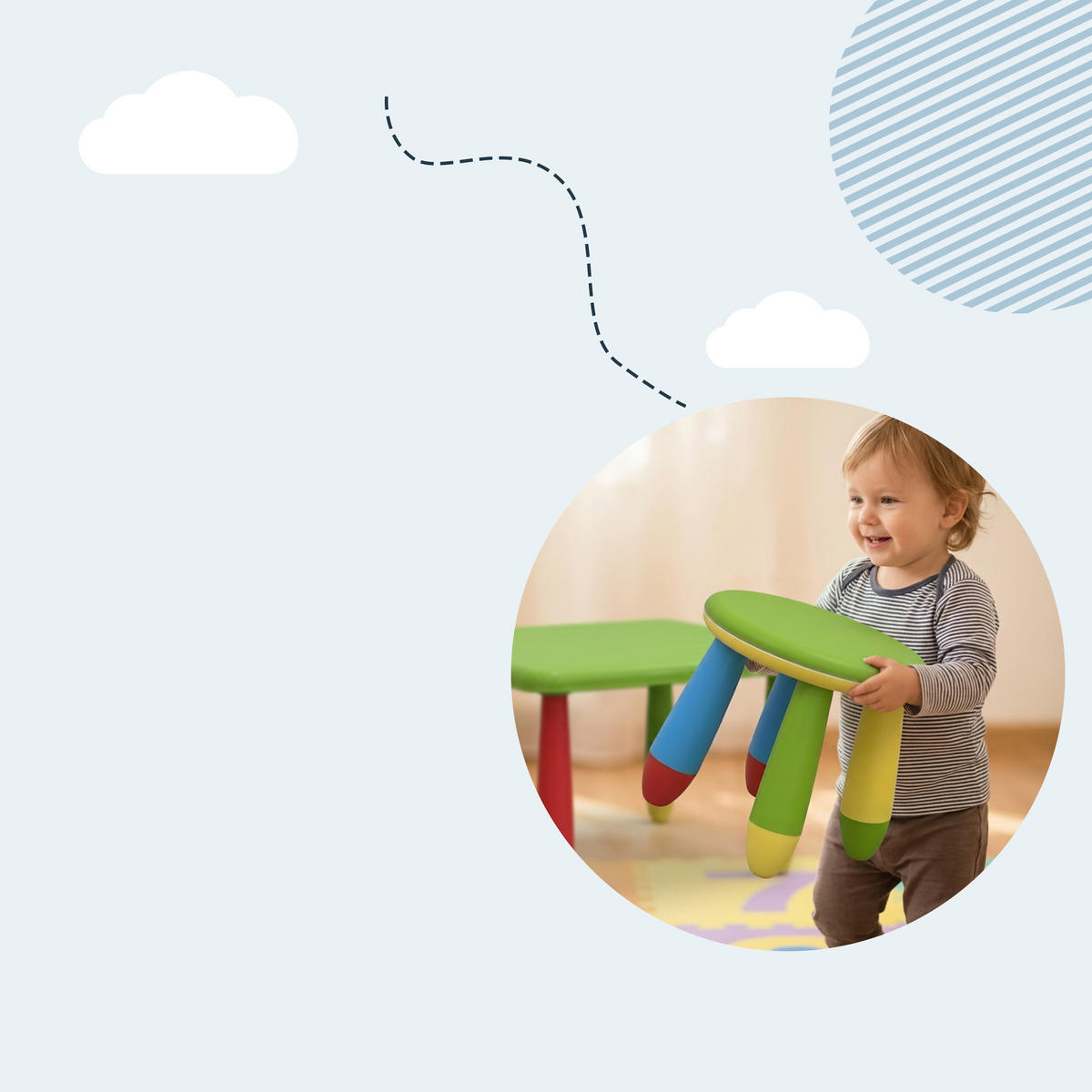 SOUPRAVA Vícebarevná 3-dílná plast - různobarevná, plast (72.5/47/55cm) - Relaxdays
