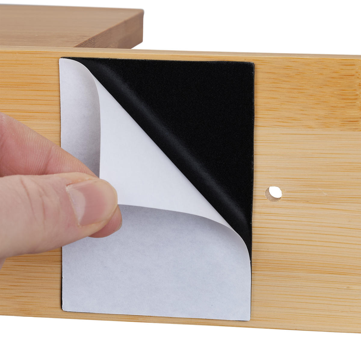 TOILETTENPAPIERHALTER - Hellbraun, Holz (31/9/12.5cm) - Relaxdays