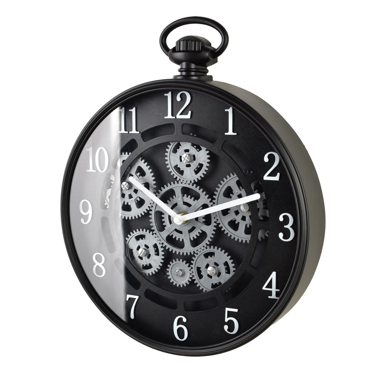 WANDUHR Ramsey Schwarz 30x37x5,5 cm Kunststoff - Schwarz, Kunststoff (5.5/37.5/30cm) - Mondex