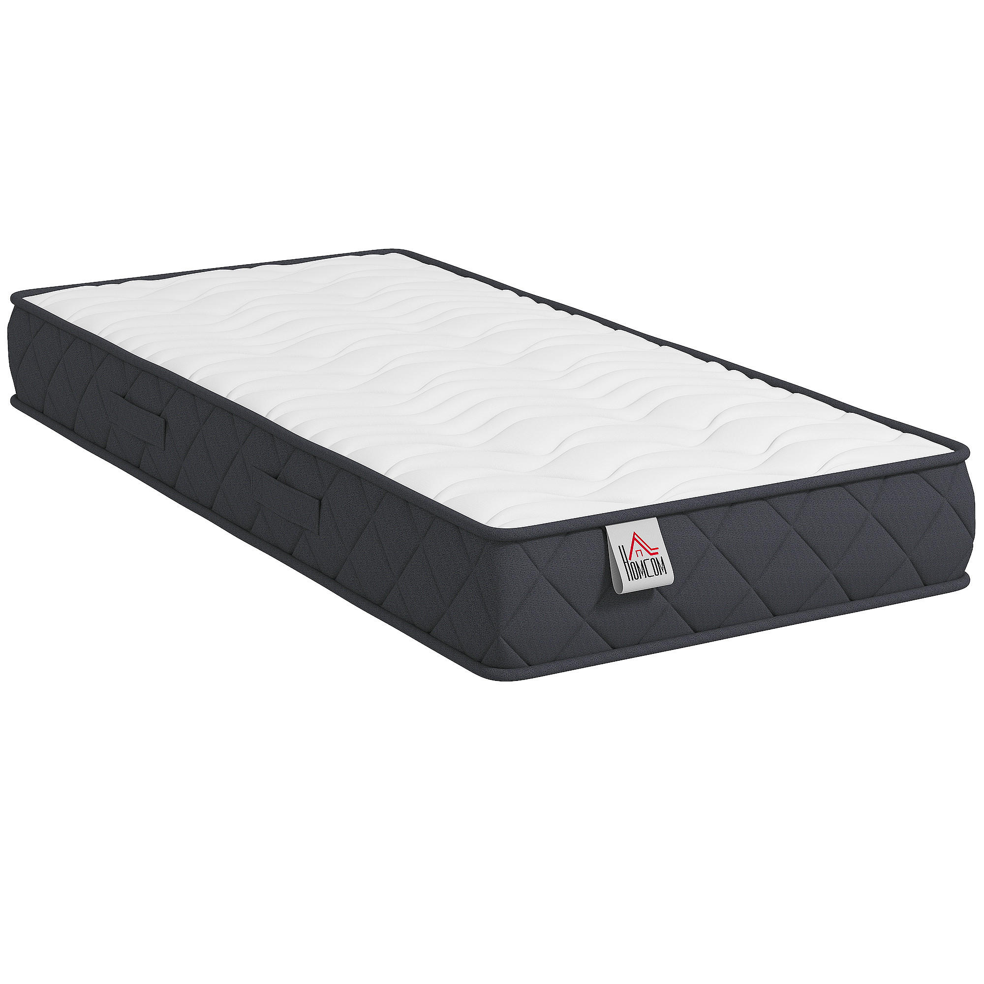 MATRATZE 90/190 cmDE-18538 20 cm Memory-Schaum - Grau, Textil (90/190cm) - ComfortXL