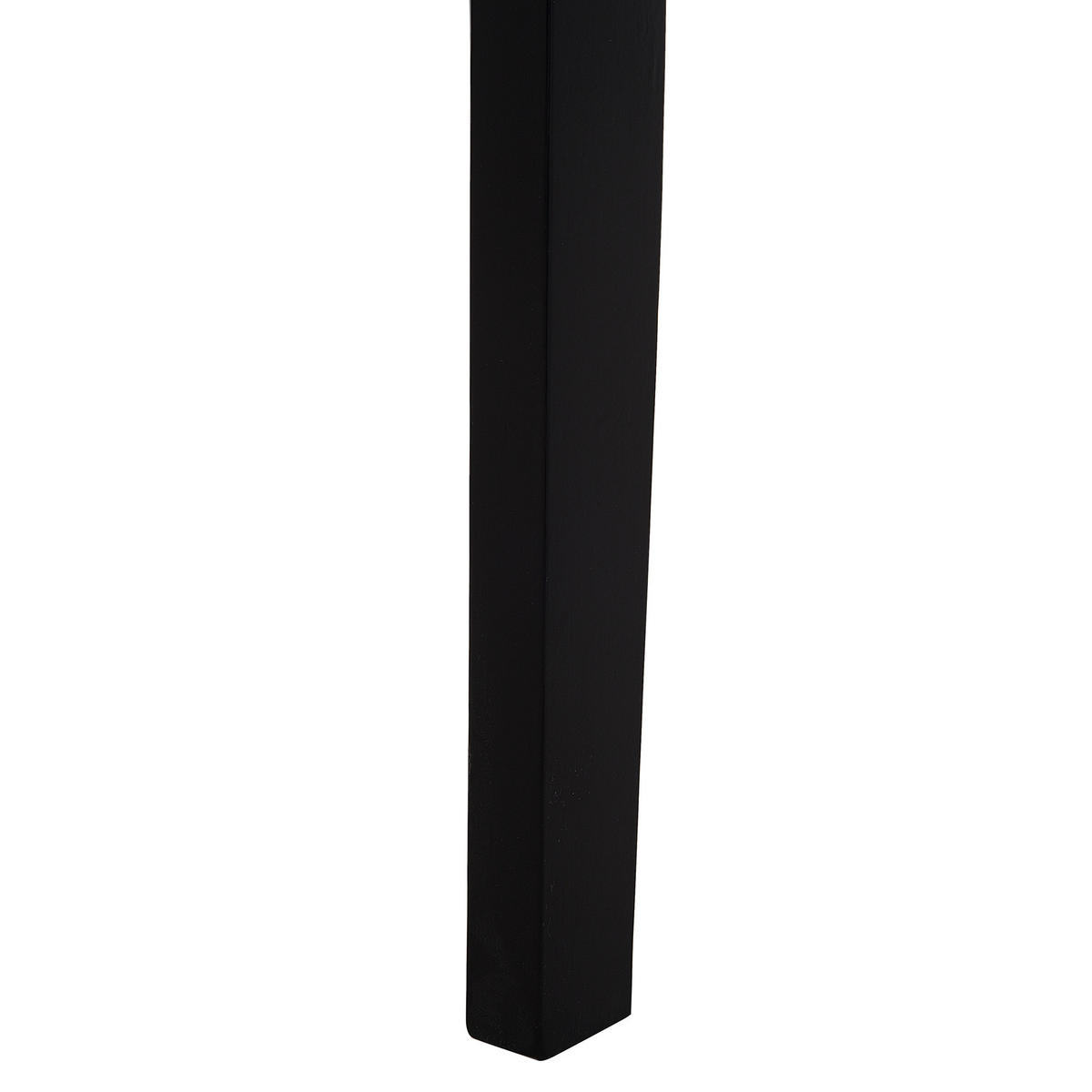 ESSZIMMERSTUHL 2er-Set Gummibaumholz hellbraun/schwarz Georgia - Hellbraun/Schwarz, Holz (45/89/43cm) - Beliani