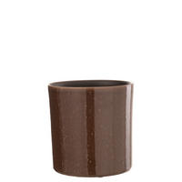 BLUMENTOPF FLEK - Töpferei - Braun - M - Ø 20 cm - Braun, Keramik (20/20cm) - J-Line