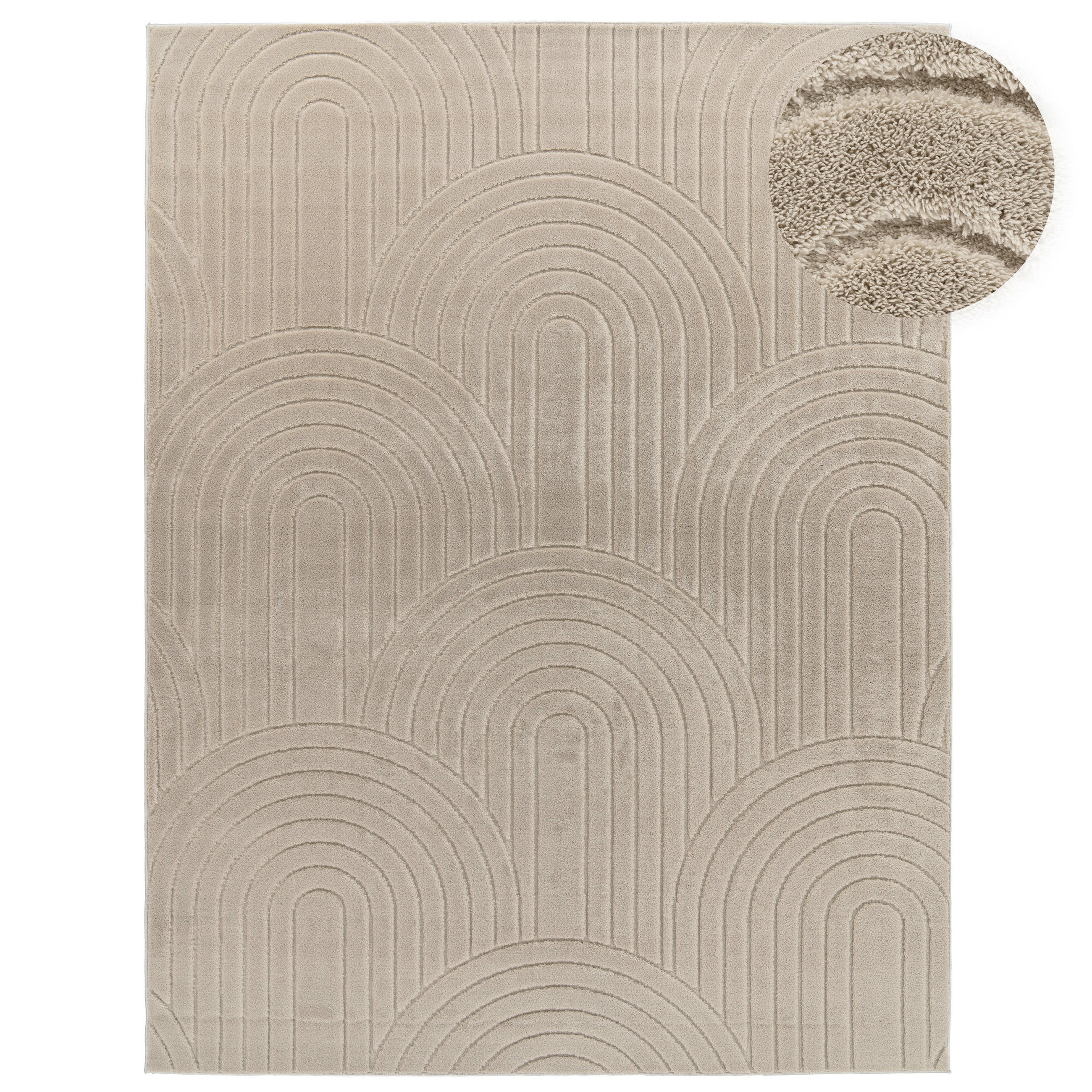 HOCHFLORTEPPICH 240/340 cm Tokio 471 - Beige, Textil (240/340cm) - Paco Home