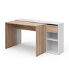 SCHREIBTISCH Ben Weiß/Sonoma 145 x 46.4 cm - Weiß/Sonoma Eiche, Holzwerkstoff (46.4/145/75.8cm) - Vicco