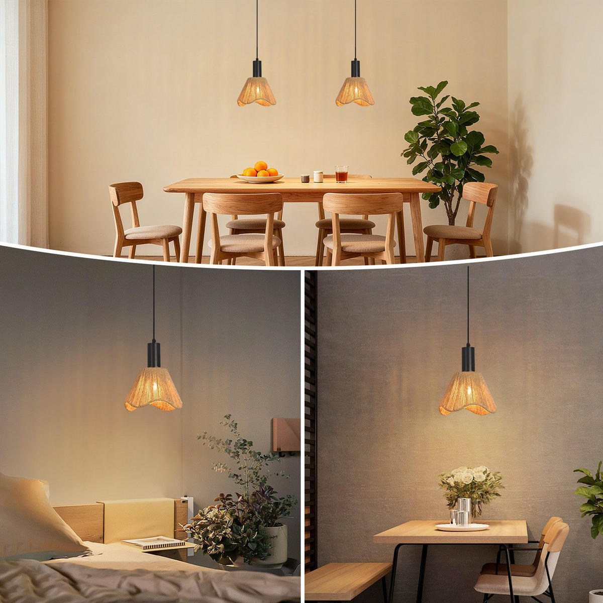 PENDELLEUCHTE ARNO Ⅲ 22/10/120 cm - Schwarz, Metall (22/10/120cm) - Nettlife