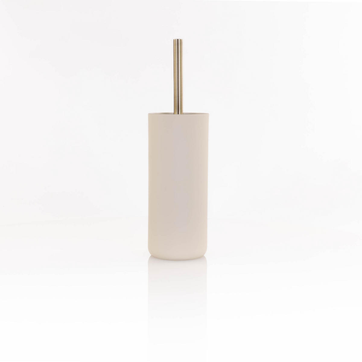 WC-BÜRSTE Duo 10,1/10,1/35,7 cm - Beige, Kunststoff (10.1/35.7/10.1cm) - 5five Simply Smart