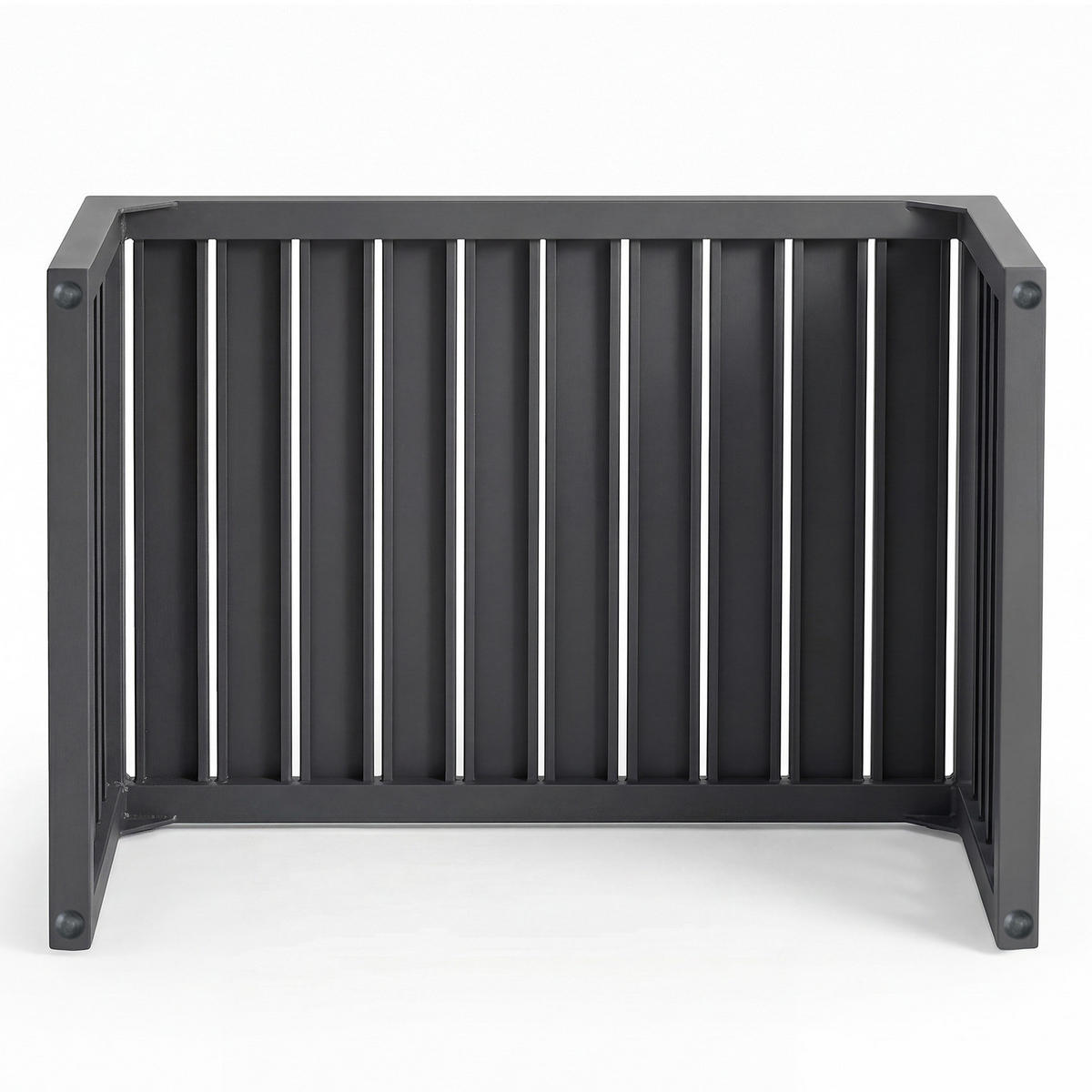 GARTENTISCH - Stahl - Anthrazit - Anthrazit, Metall (34/60/38cm) - home24