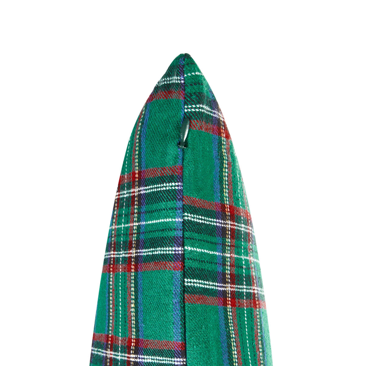 Dekokissen 2er-Set Grün 50/30 cm Joycandy - Rot/Schwarz, Textil (50/30cm) - Beliani