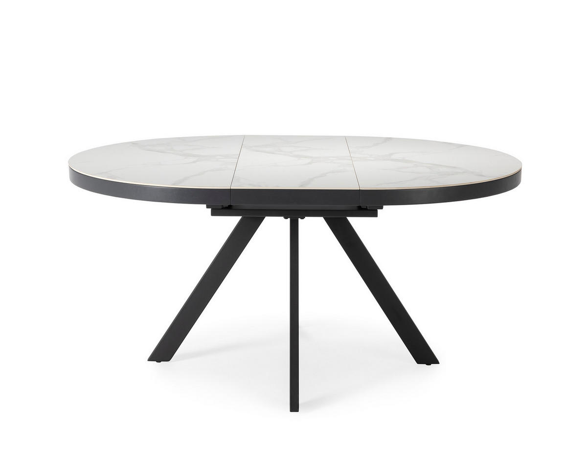 ESSTISCH Bela Weiß 120/120/76 cm - Weiß, Holz (120/120/76cm)