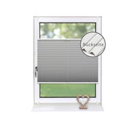 PLISSEE Thermo Basic 75 x 210cm Klemmfix ohne Bohren - Grau, Textil (75/210/210cm) - Deco-Raum