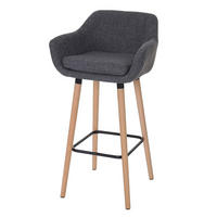 BARHOCKER Grau - Grau, Textil (53/99/45cm) - MCW