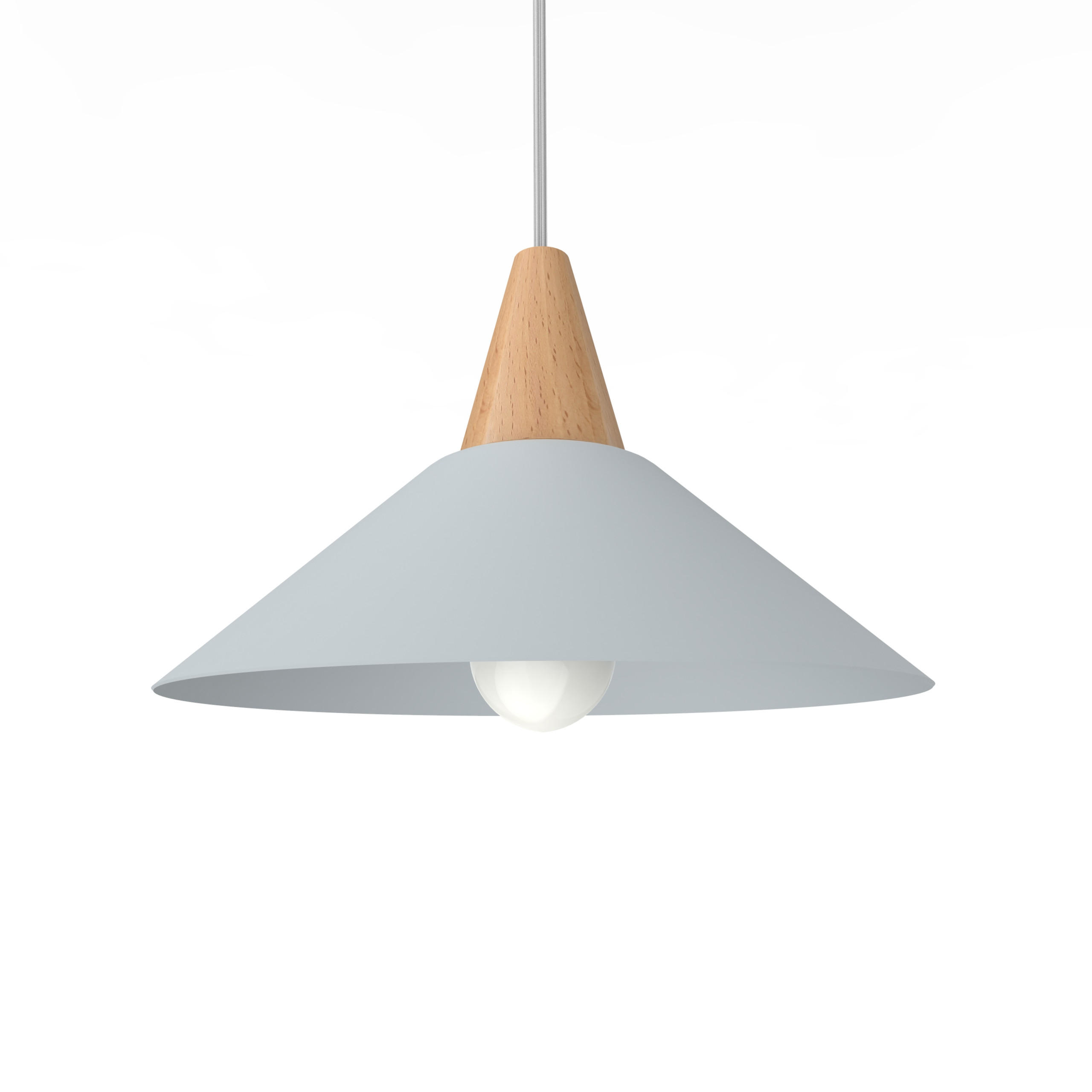 HÄNGELEUCHTE - Grau, Metall (25/25/16cm) - Lumicom