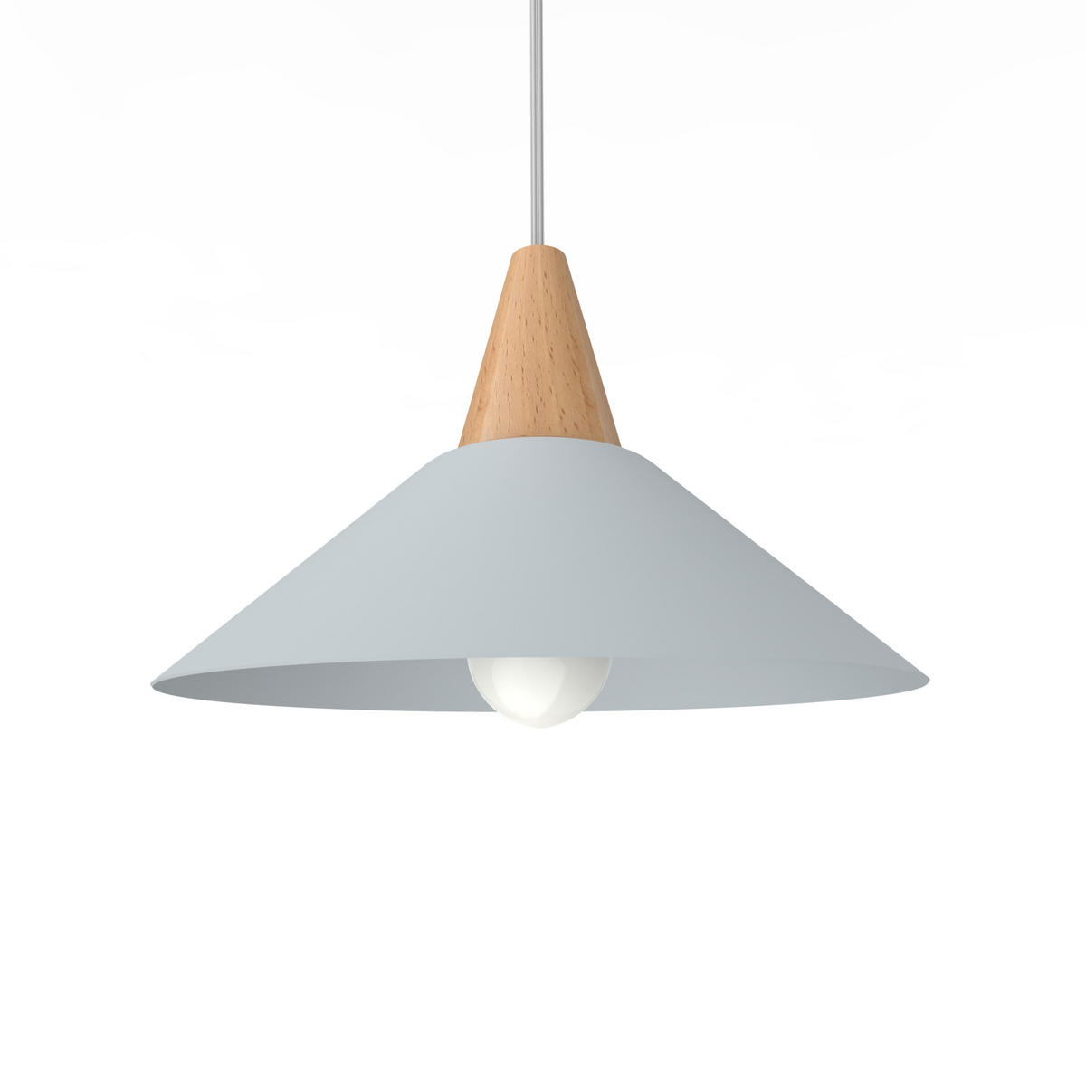 HÄNGELEUCHTE - Grau, Metall (25/25/16cm) - Lumicom