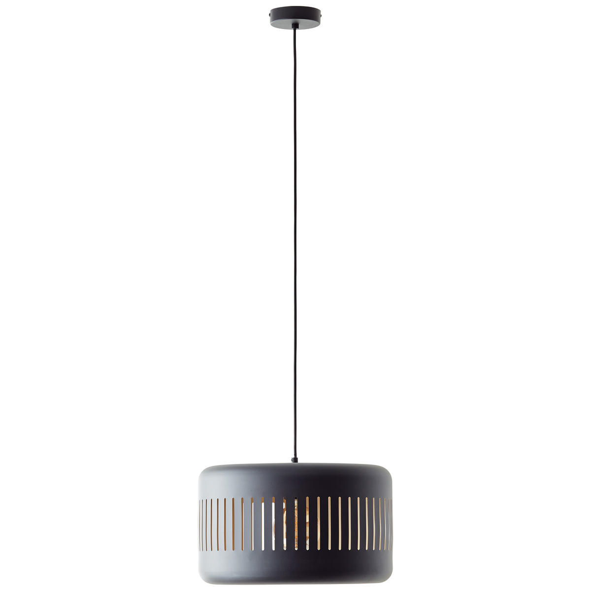 PENDELLEUCHTE Tyas 99799/86 - Schwarz, Metall (38/38/120cm) - Brilliant