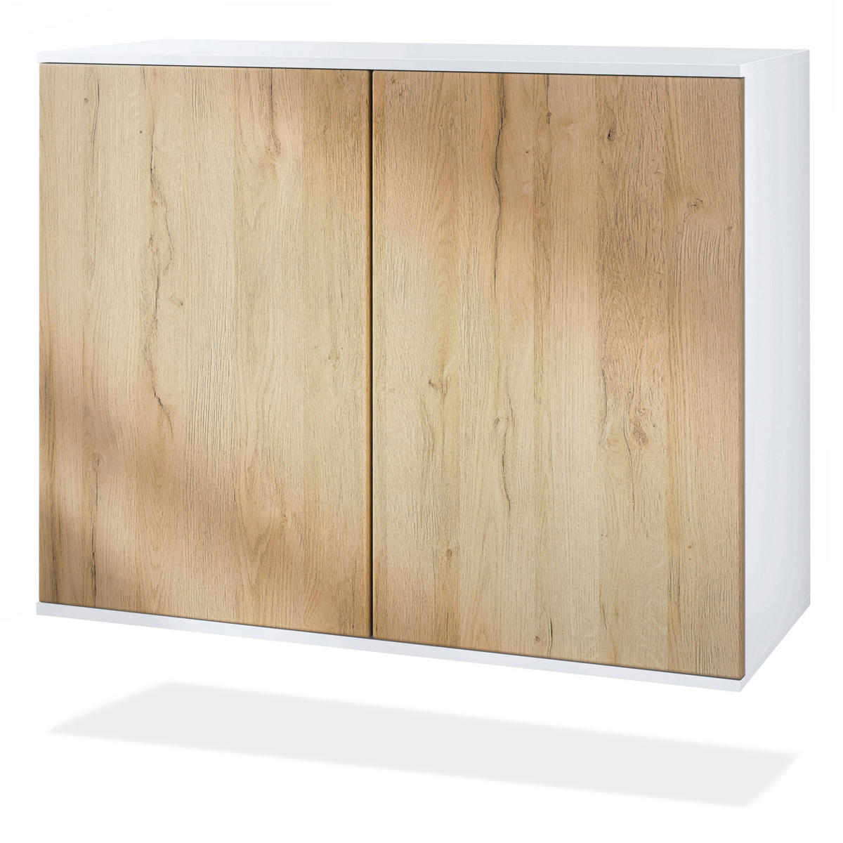 KOMMODE Skadu Eiche Natur - Eichefarben, Holzwerkstoff (92.5/73.5/35cm) - Vladon
