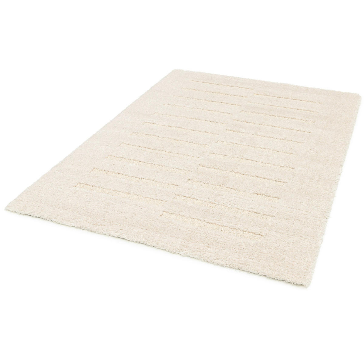 TEPPICH, Weicher, dicker mit Reliefeffekt weiß - Weiß, Textil (160/230cm) - AFK Living