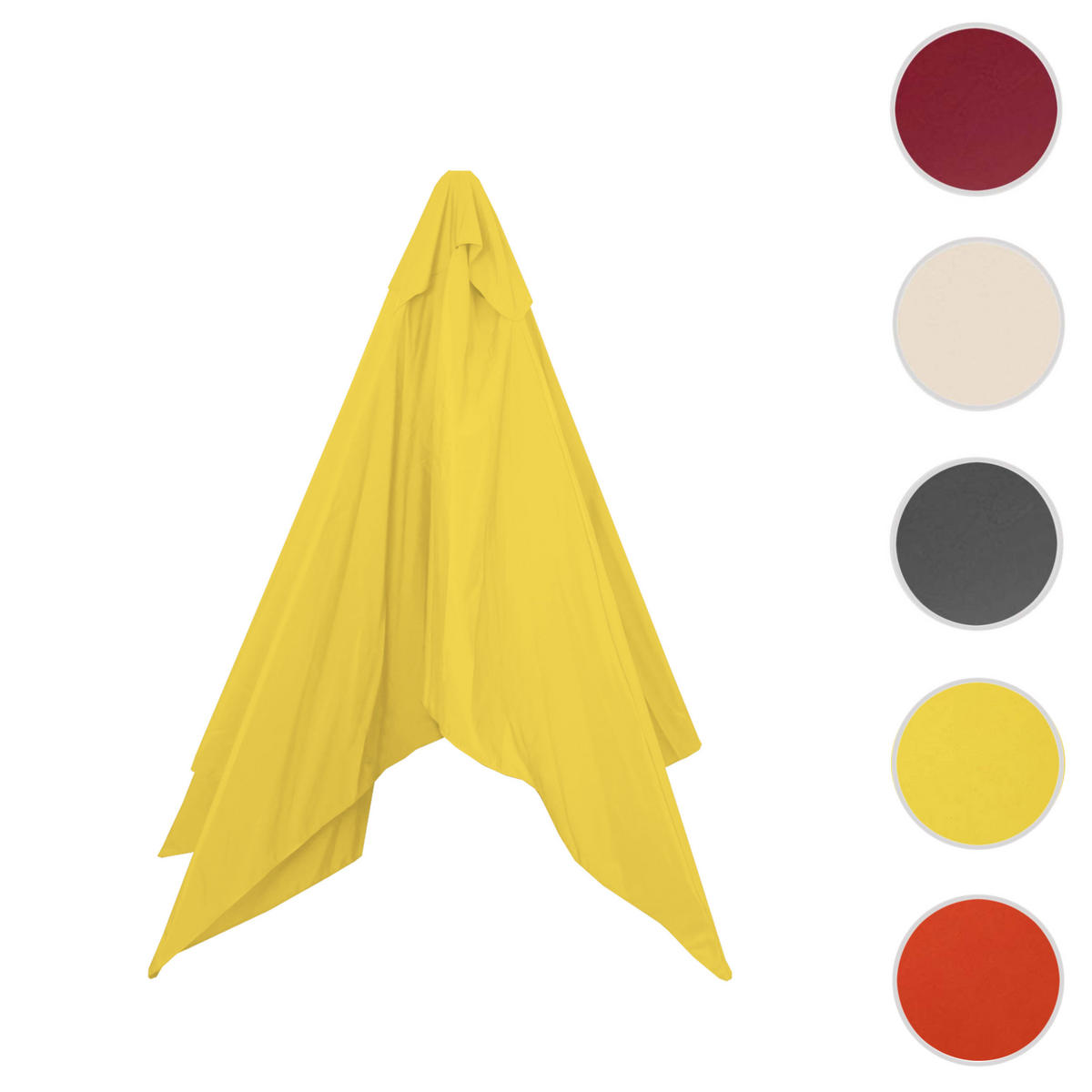 ERSATZ-BEZUG FÜR SCHIRM Gelb - Gelb, Textil (390/290cm) - MCW