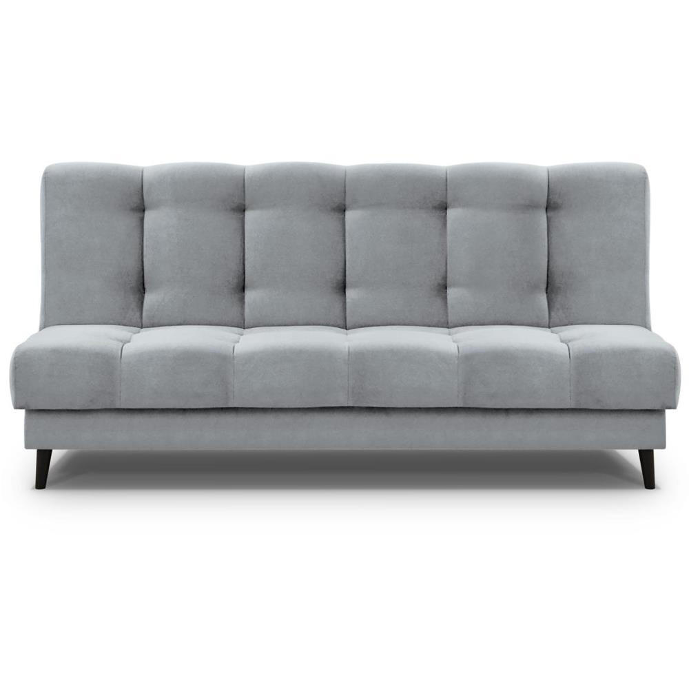 3-SITZER Schlafsofa Nancy hellgrau - Hellgrau, Holz/Textil (220/89/93cm) - Beautysofa