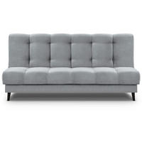 3-SITZER Schlafsofa Nancy hellgrau - Hellgrau, Holz/Textil (220/89/93cm) - Beautysofa