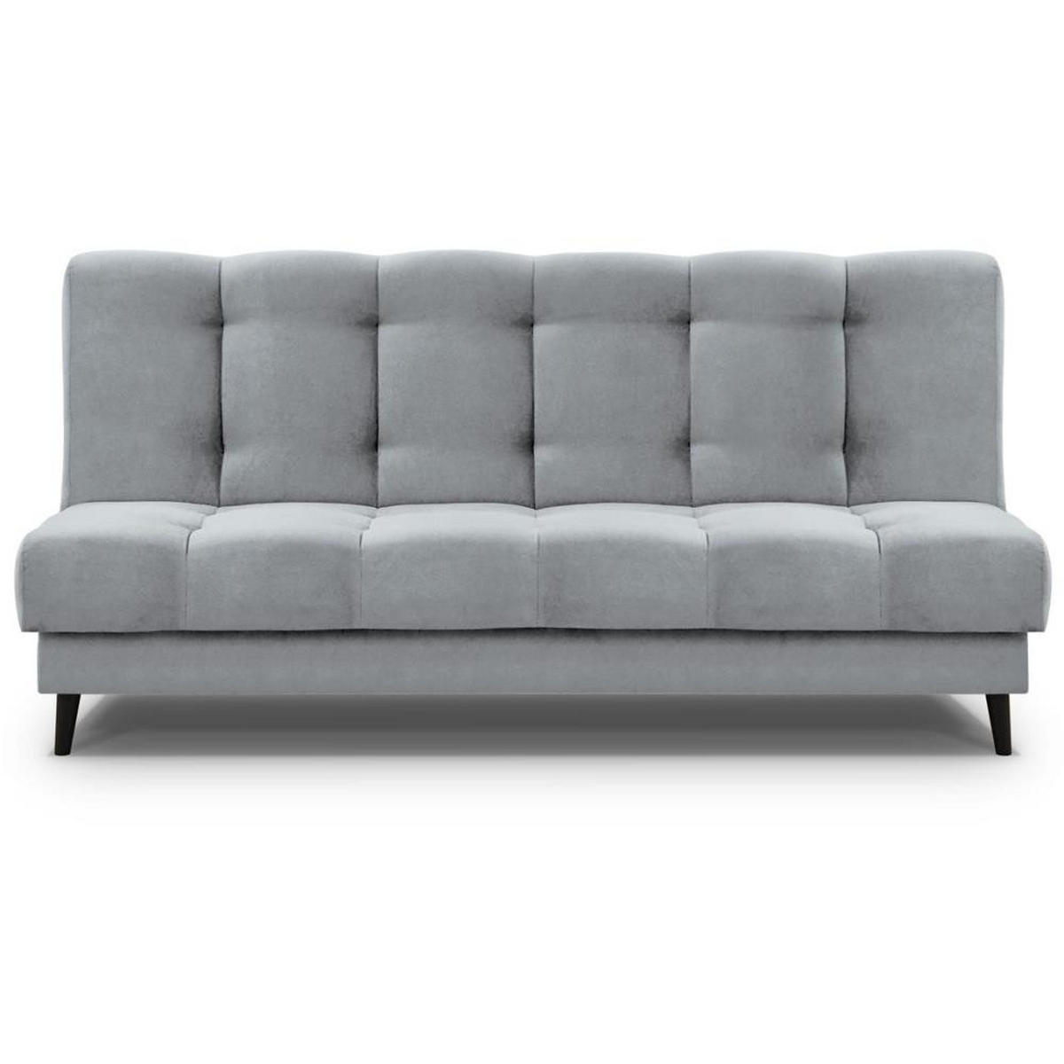 3-SITZER Schlafsofa Nancy hellgrau - Hellgrau, Holz/Textil (220/89/93cm) - Beautysofa