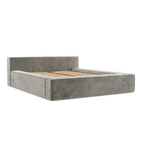 POLSTERBETT Casto mit Stauraum 160/200 cm Beige im Terra NW Stoff - Beige/Schwarz, Holz/Holzwerkstoff (160/200cm) - AltaBeds