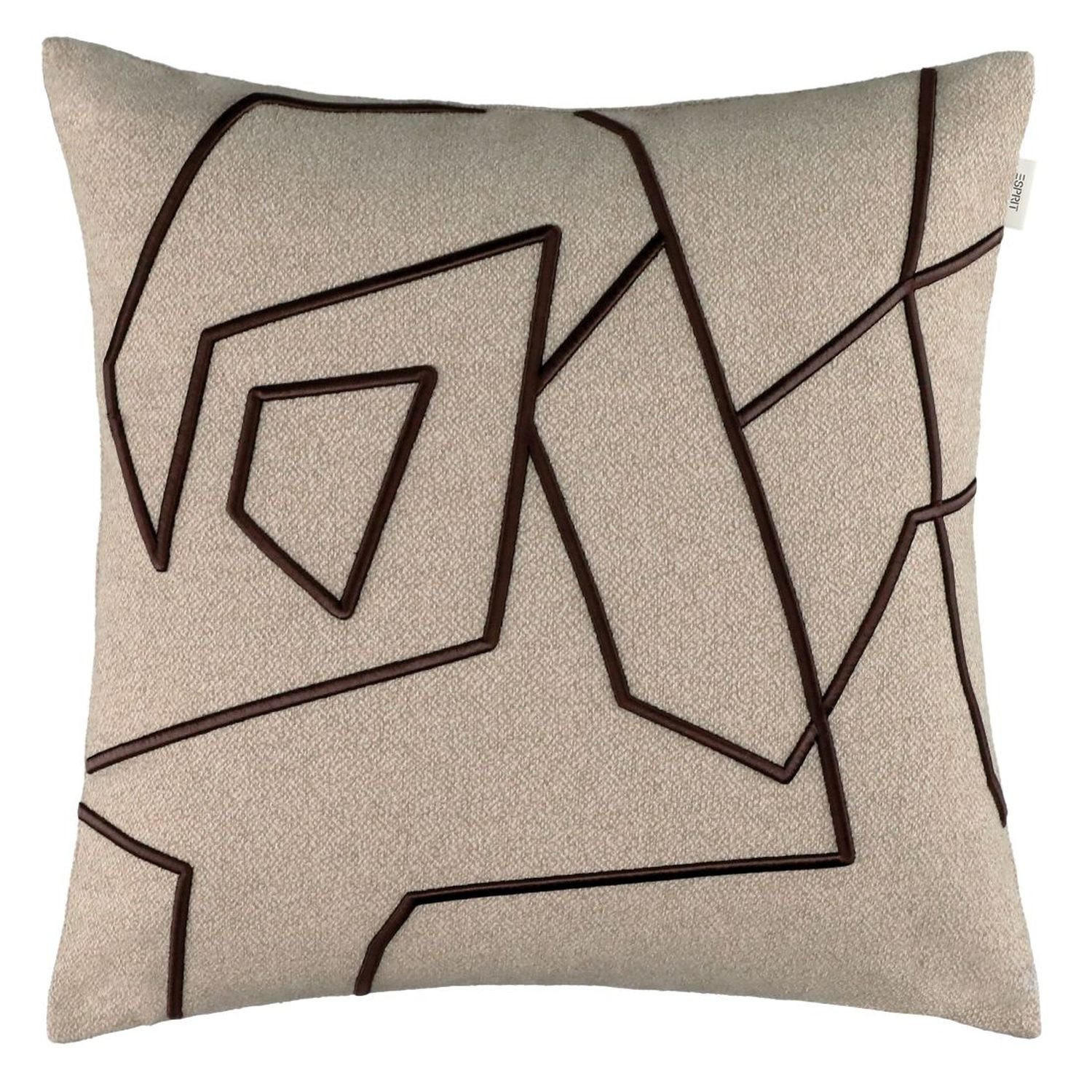 KISSENHÜLLE Nilo beige 38x38cm - Beige, Textil (38/38cm) - Esprit