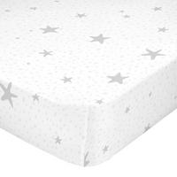 SPANNBETTTUCH little star 105x200x32 cm grau - Grau, Textil (105/200cm) - Happy Friday