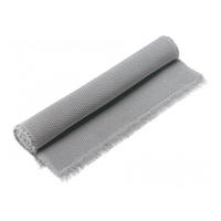 BADTEPPICH Elly perlweiß 54 x 110 cm - Hellgrau, Textil (54/110cm) - Vivaraise