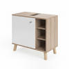 WASCHBECKENUNTERSCHRANK Senyo Weiß 60 x 54 cm - Weiß, Holzwerkstoff (60/54/32cm) - Vicco