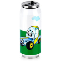THERMOBECHER Dose Auto 400 ml Mehrfarbig - Multicolor, Metall (0.4L) - Orion 
