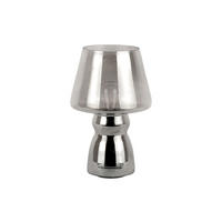 TISCHLAMPE Classic LED Chroom 16/16/25 cm - Silberfarben, Glas (16/16/25cm) - Leitmotiv