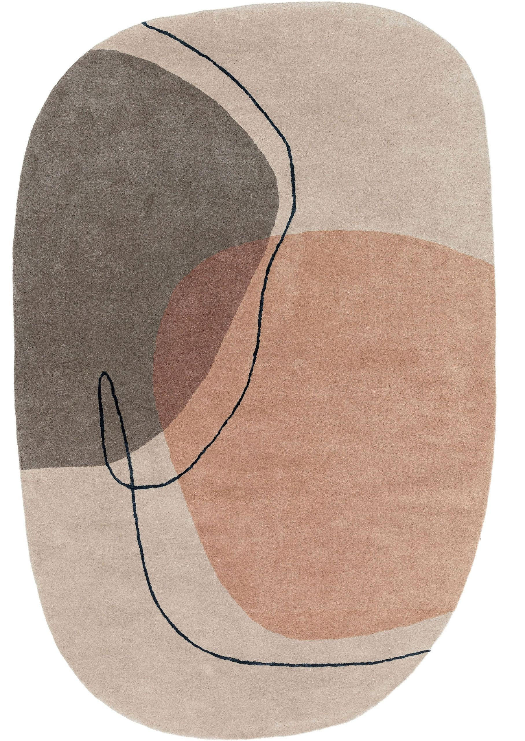 WOLLTEPPICH Shape Multicolor 200x300 cm - Multicolor, Textil (200/300cm) - benuta Pure