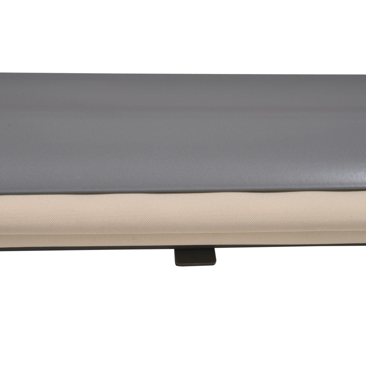 MARKISE DE-18456 250/160 cm mit Kurbel, UV-Schutz 50+ Creme - Creme, Metall (160/250cm) - ComfortXL