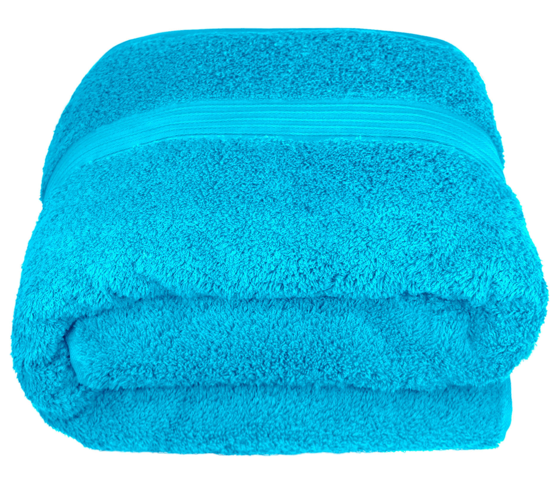 SAUNATUCH Linz Aquamarin Blau 85x220 cm - Blau, Textil (85/220cm) - Lashuma
