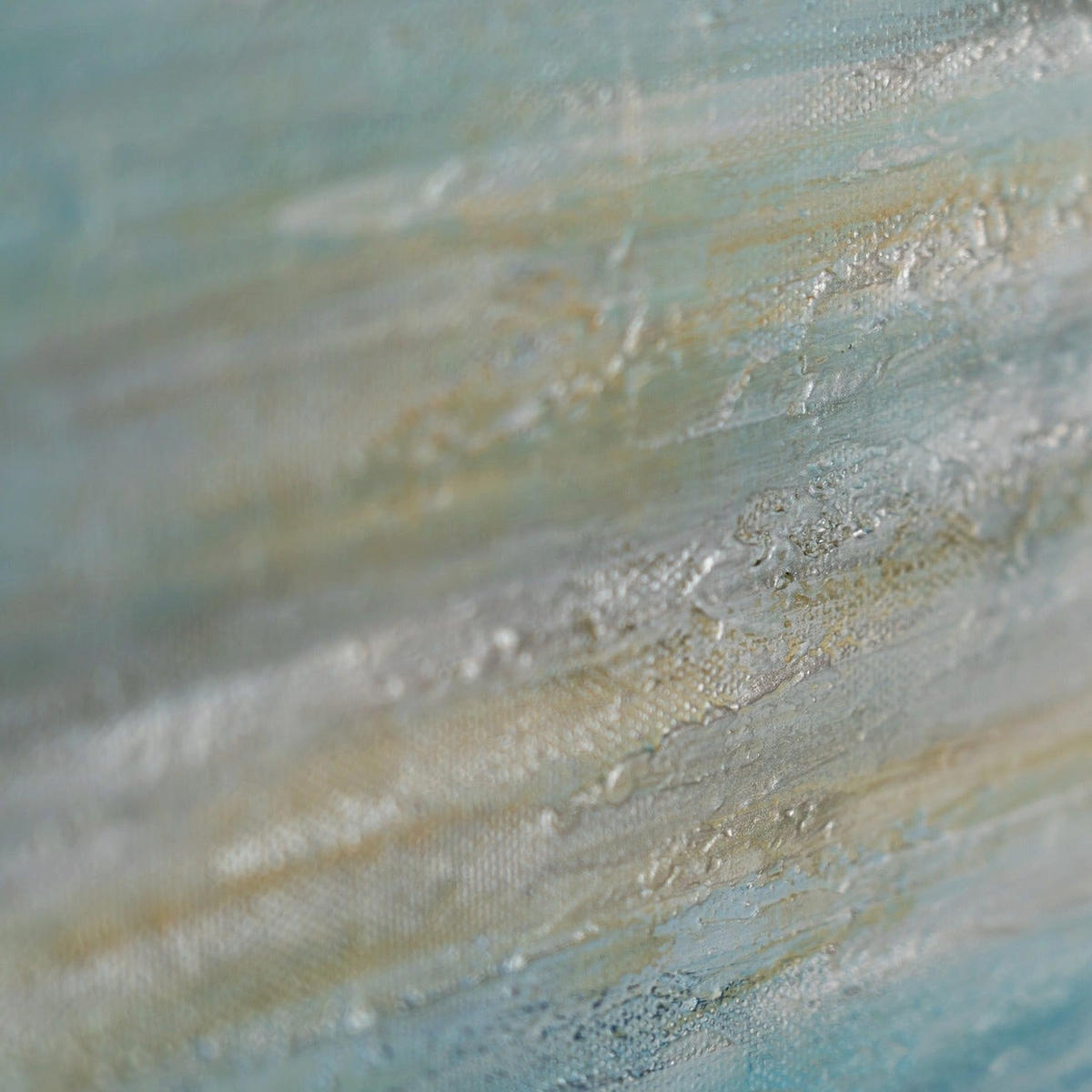 GEMÄLDE Abkühlung auf Keilrahmen 120x80 cm - Blau, Holz (120/80cm) - YS-art gallery