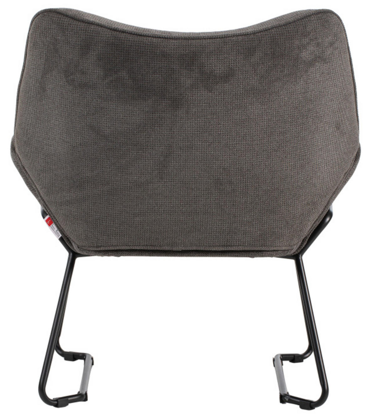 SESSEL Aliano dunkelgrau - Schwarz/Grau, Textil/Metall (73/76/67cm) - Mr. Deko