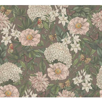 VLIESTAPETE Bunt 53/1005 cm - Braun, Textil (53/1cm) - KUNSTLOFT