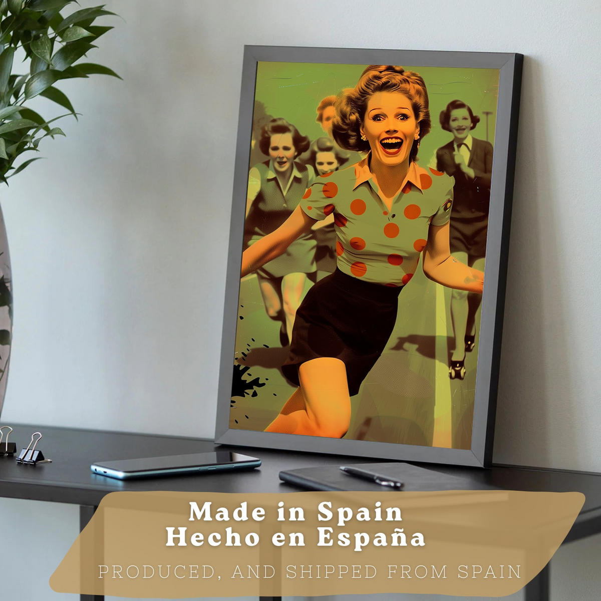 PLAKAT Sada 3 Matko A3 Černý rám - černá, papír (29.7/1/42cm) - Nacnic