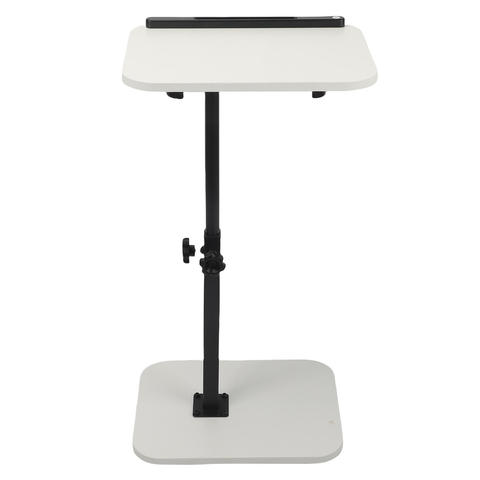 NACHTTISCH aus Massivholz, höhenverstellbarer Laptoptisch für Zuhause, 15 mm dick, mit Buchstütze, weiß - Weiß, Holz (40/30/80cm) - Ej. Life