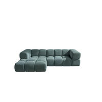 ECKSOFA L-Form Averro, stoff Puente, Azurblau, Links - Blau, Holz (280/150cm) - Kaiser Möbel