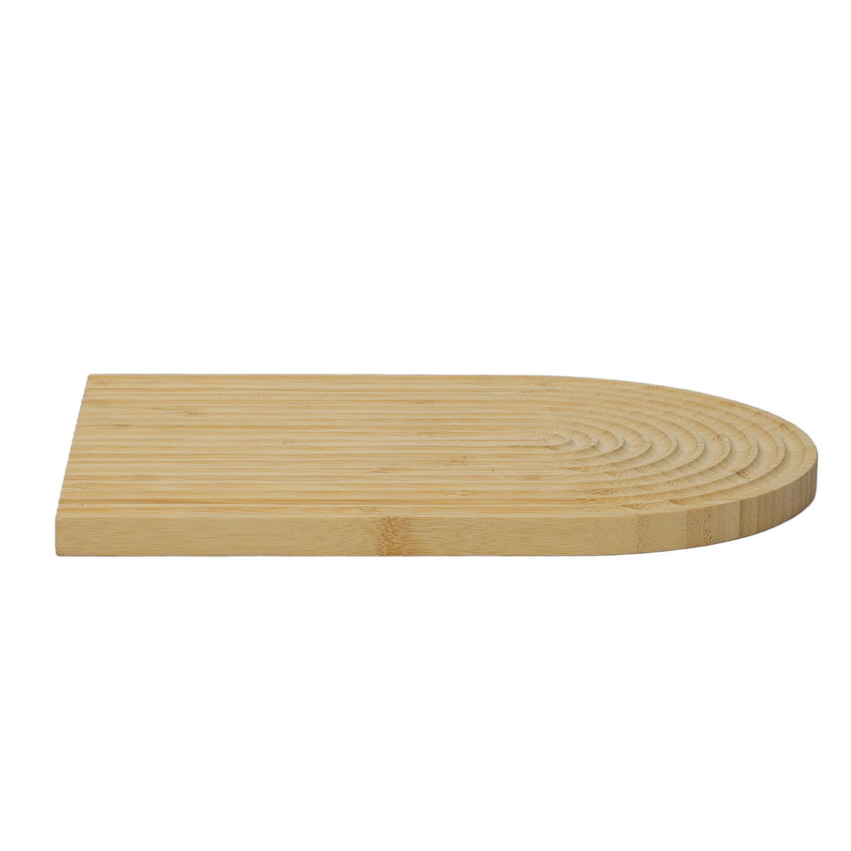 SERVIERTABLETT Bambus Muster 1 32/24/2 cm - Braun, Naturmaterialen (24/2/32cm) - Excellent Houseware