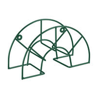 SCHLAUCHHALTER - Dunkelgrün, Metall (30.5/19/13.5cm) - Relaxdays