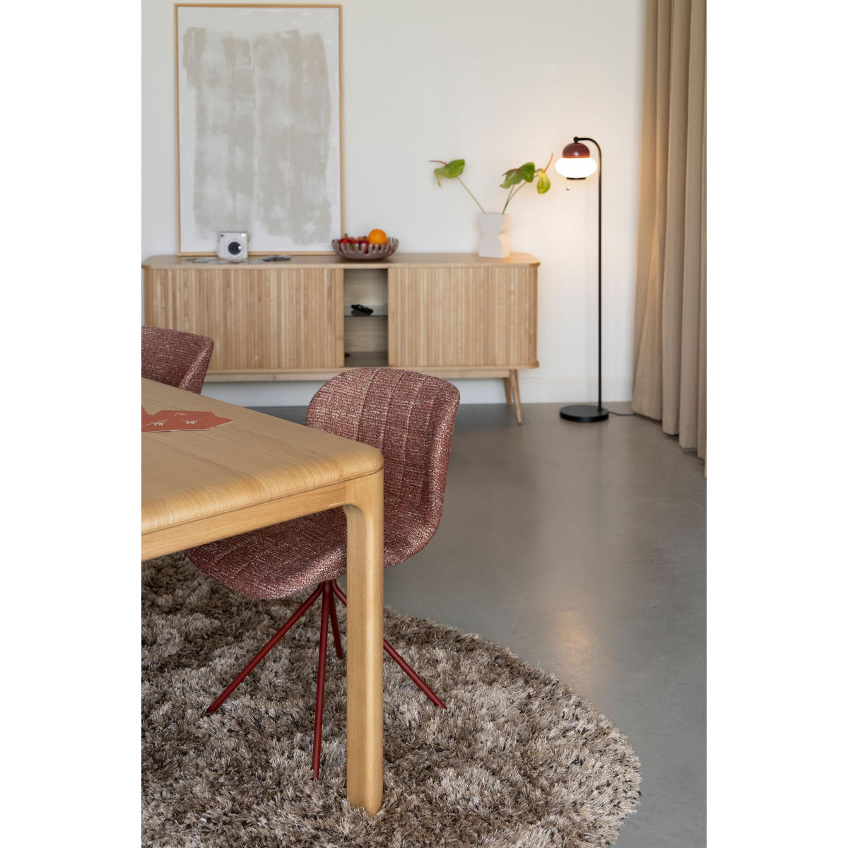 ESSZIMMERSTUHL OMG Rot - 2 er Set - Rot, Kunststoff (51/79/59cm) - Zuiver