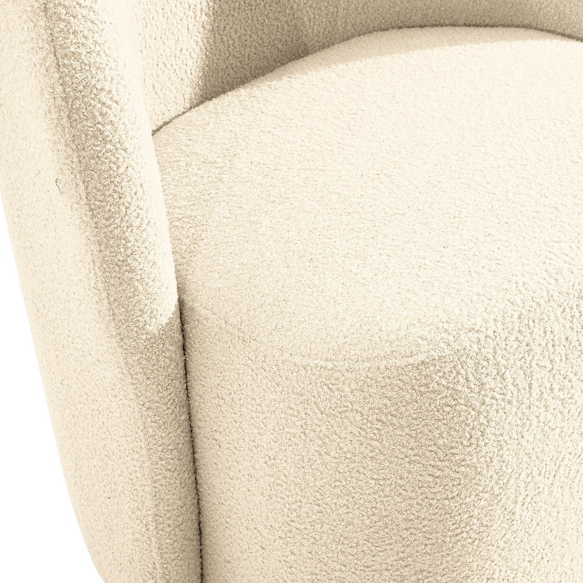 SESSEL - Beige/Schwarz, Kunststoff/Textil (75/78/49cm) - home24