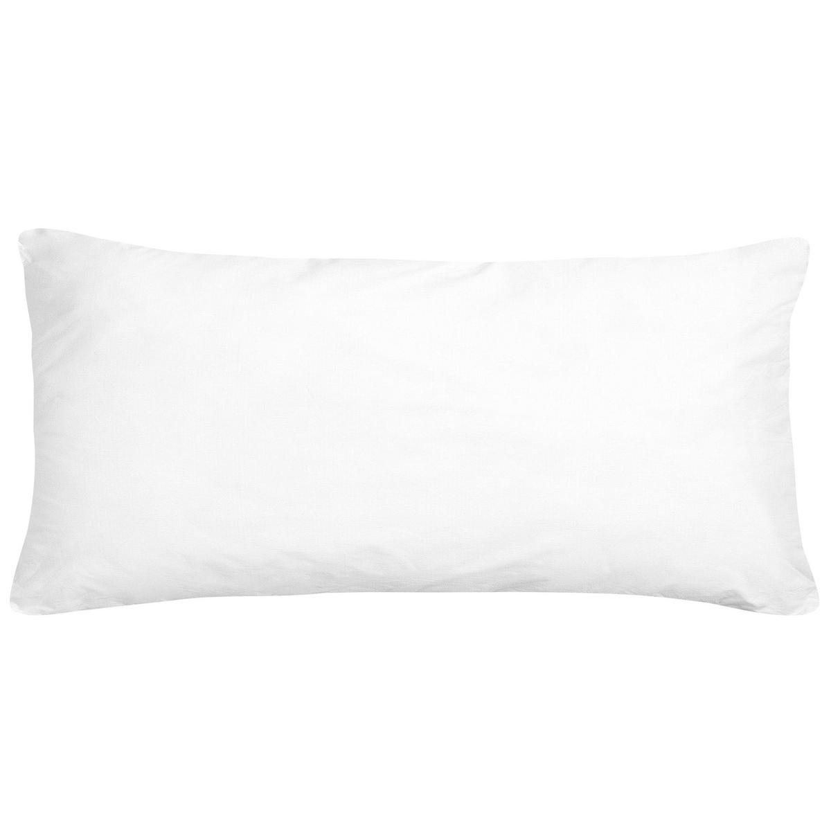 KOPFKISSEN Weiß 40/80 cm Errigal - Weiß, Textil (80/40cm) - Beliani