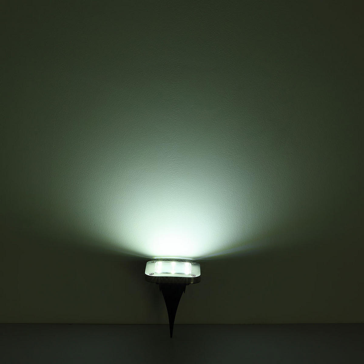 LED AUSSENLEUCHTE Edelstahl Schwarz - Schwarz, Metall (10/10/13cm) - Globo Lighting