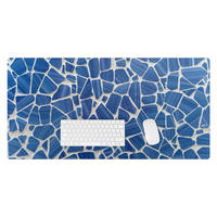 SCHREIBTISCHUNTERLAGE 100x50 cm Blau - Hellblau, Kunststoff (100/50/1.6cm) - Wallfluent